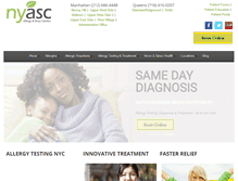 Tablet Screenshot of nyallergy.com